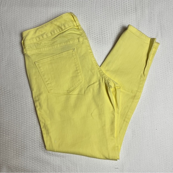 THE LIMITED 678 Denim Garment Dyed Ankle Jeans Ankle Zipper in Chamomile Size 2 - Picture 6 of 8